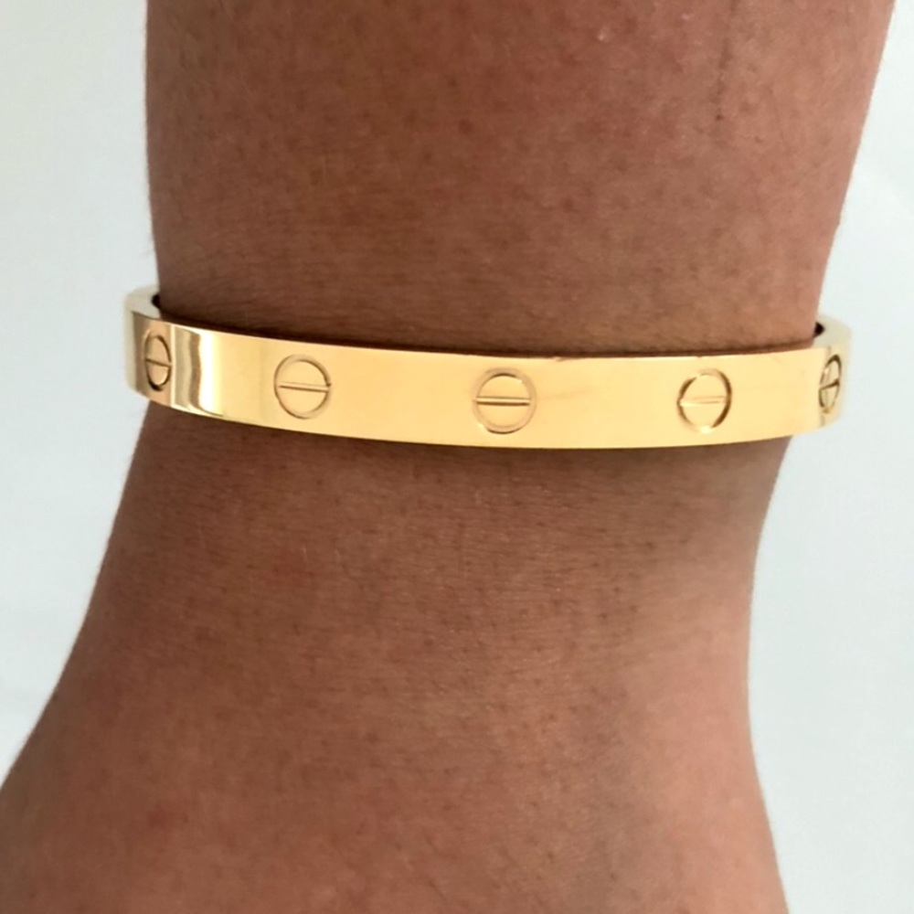 Gold Screw Bracelet Classic Model - Picture 9 of 11